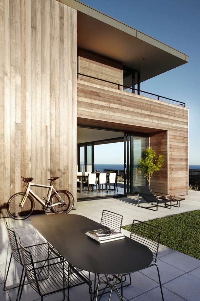 طراحی نمای خانه ساحلی